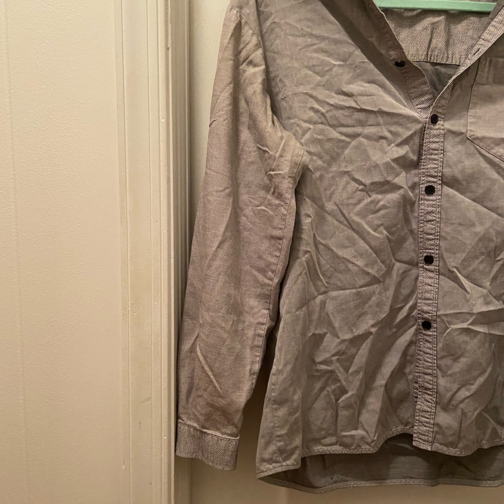 Diesel Button Down Shirt Patchwork Small - image 2